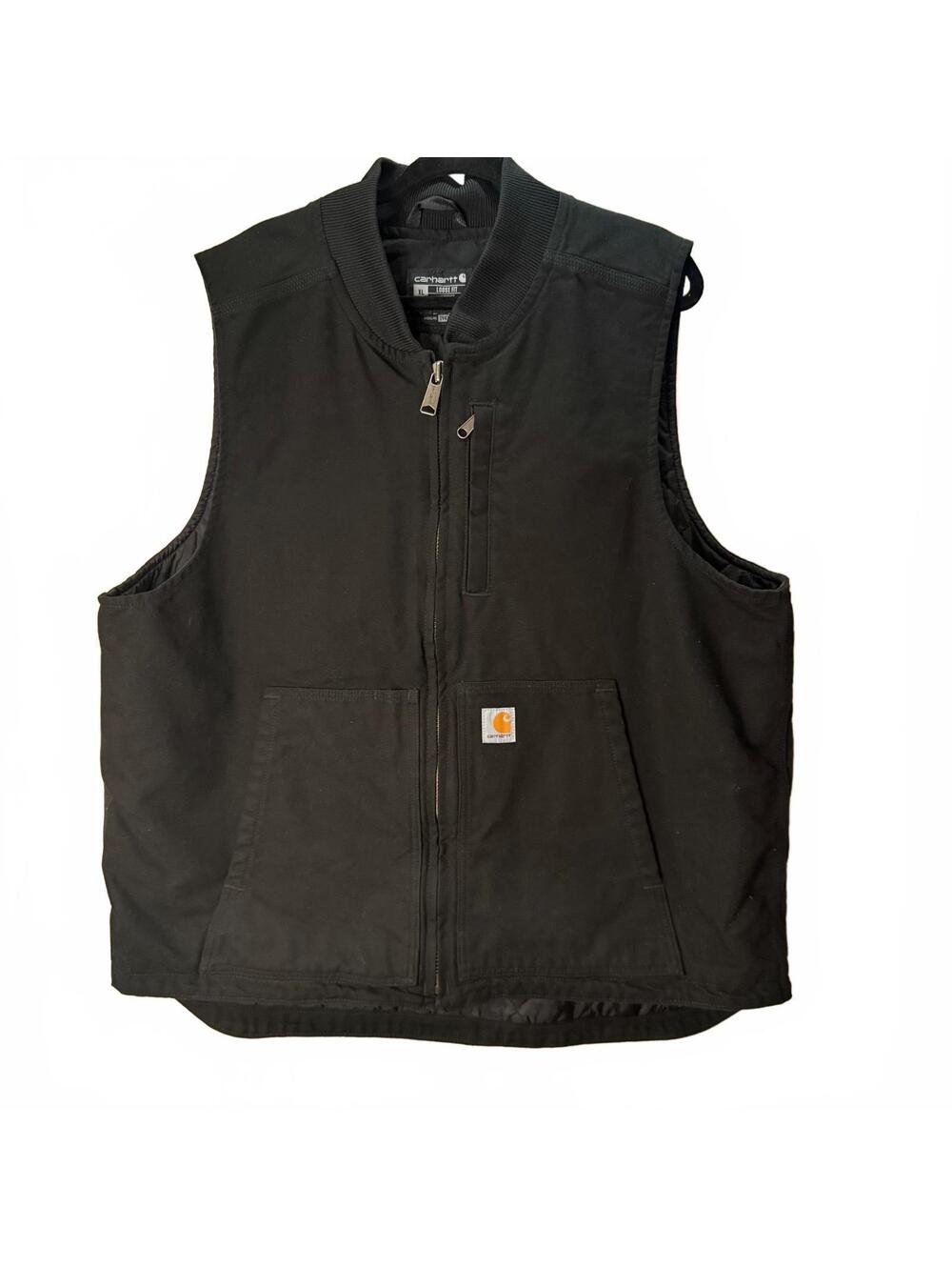 Carhartt Men's Black Loose Fit Insulated Vest XL (#0177)